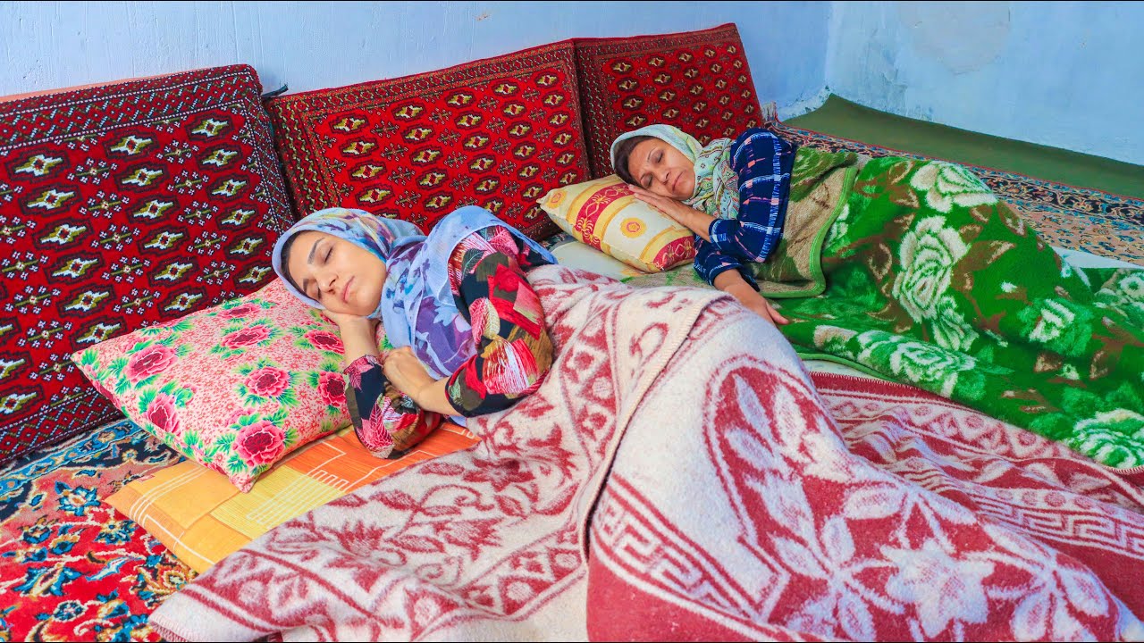 Распорядок дня с утра до вечера _ Деревенская жизнь в горах Ирана