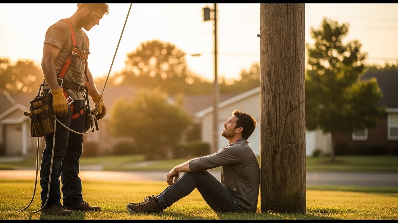 The Lineman Climbed Down to Check on Me First | Gay Romance