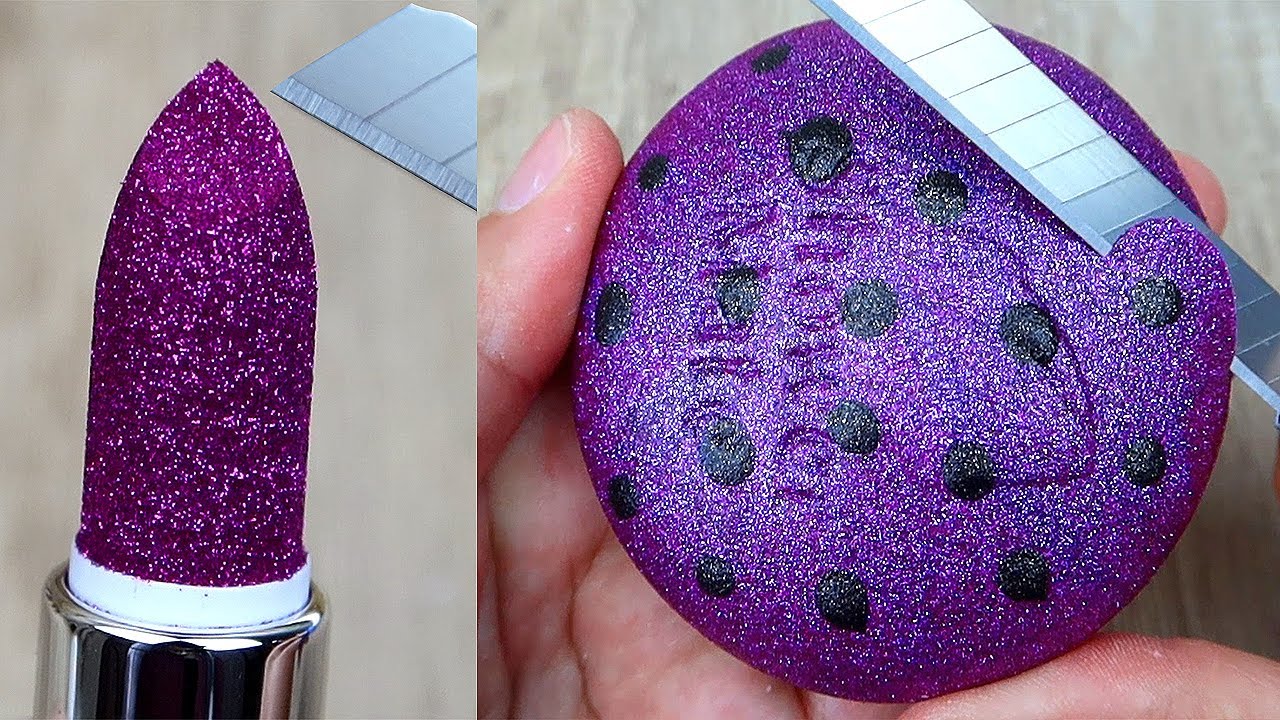 Relaxing Soap Carving ASMR. Satisfying Soap and lipstick cutting. Corte de jabón - 291