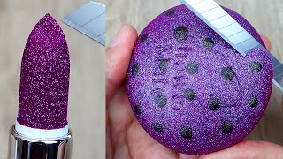 Relaxing Soap Carving ASMR. Satisfying Soap and lipstick cutting. Corte de jabón - 291 screenshot 4