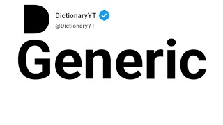 Generic Synonyms | Thesaurus | Similar Words 