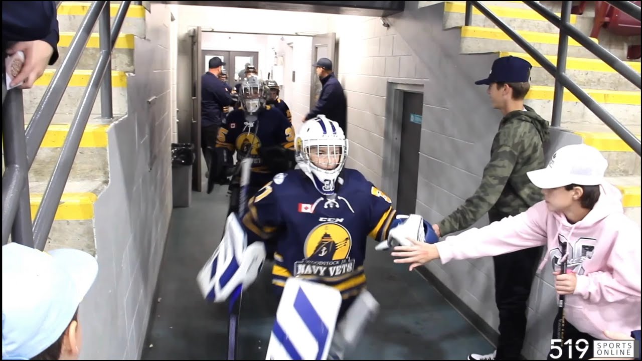 Хоккей до 12 лет: London Jr. Knights (Green) против Woodstock Jr. Navy Vets