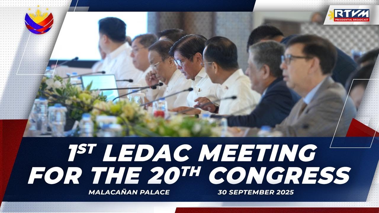 1st LEDAC Full Meeting for the 20th Congress 9/30/2025