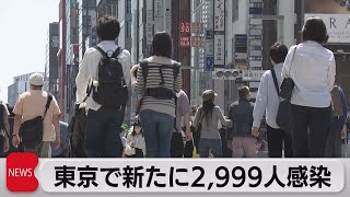 東京新規感染者 先週比3,053人減の2,999人（2022年5月4日）