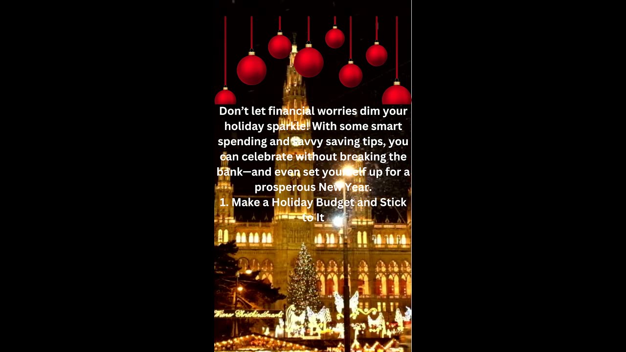 Spend Smart this Holiday Season, wise money Tips