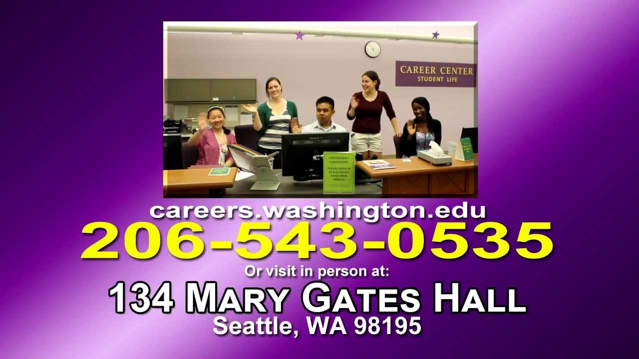 Get Career Help at the UW Career Center!