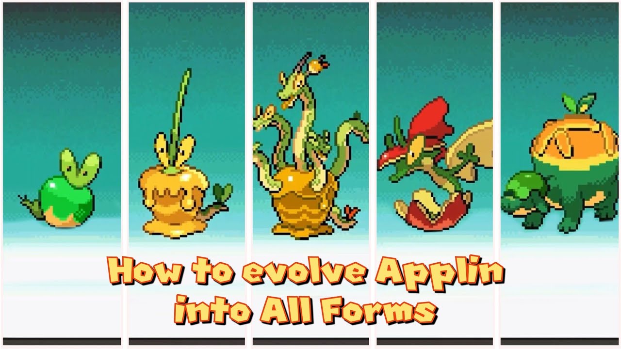 How to get Hydrapple, Dipplin, Flappe & Appletun in Pokemon HeartGold Generations 2.0