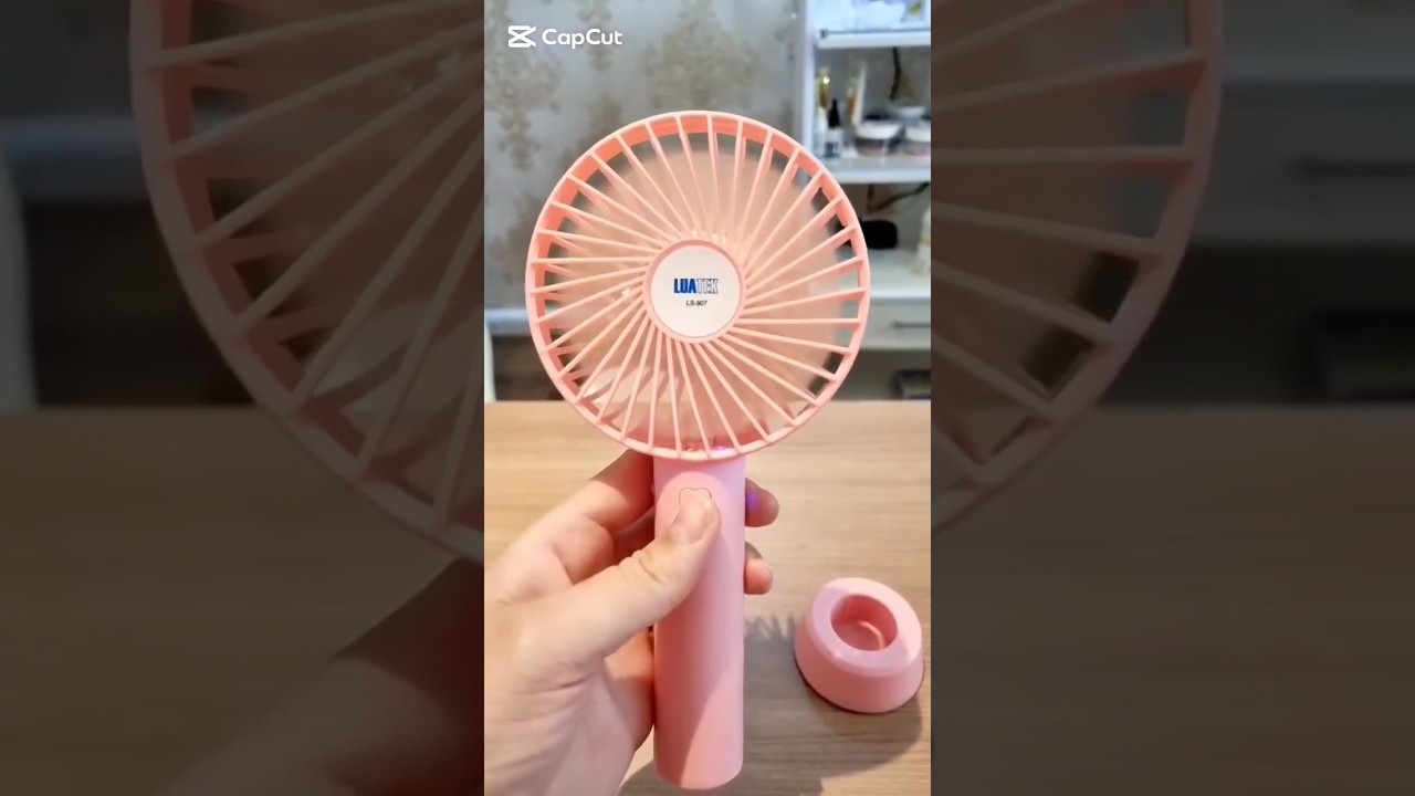 🔥 Portable Mini Fan | 4-Speed LED Display USB Rechargeable | Best Deal on Daraz 2025 🔥