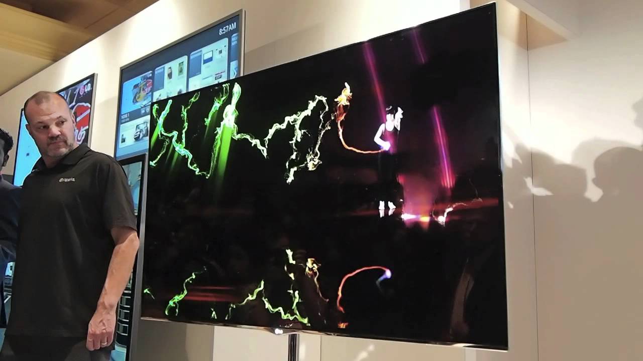 LG rolls out the largest, lightest and thinnest OLED 3D TV YouTube