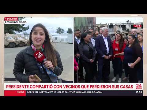 La visita del Presidente Kast a la comisaría "Héroes de Arauco"