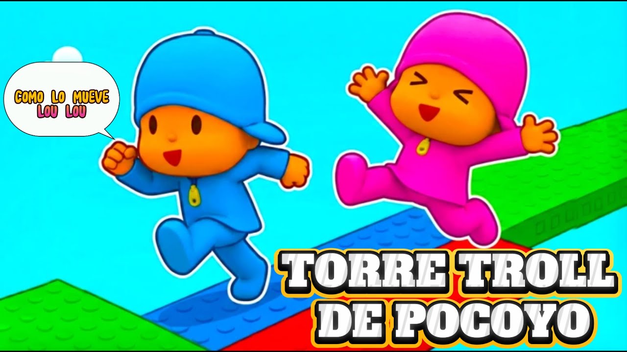 NO DEBÍ SUBIR ESTA TORRE TROLL DE POCOYÓ 😭👌 ROBLOX 