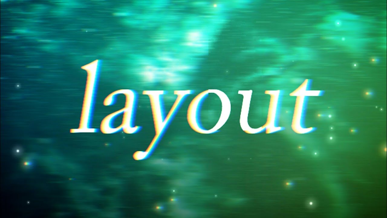 layout #1 - YouTube