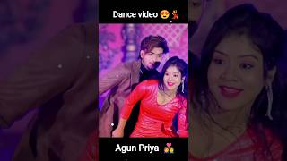 PalligramTV 𝘈𝘨𝘶𝘯 👩‍❤️‍👨 𝘗𝘳𝘪𝘺𝘢 Stage Program Dance video 😍#dance #shorts || Tu haske bolelu ye Jaan