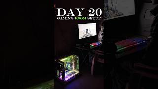 Build my DREAM gaming room 😍 | DAY 20 | #gamingsetup #roomtransformation #minivlog
