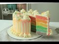 Ultimate Eggless Rainbow Cake Recipe