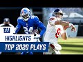 TOP Plays from Giants 2020 Season! | New York Giants