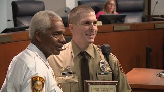 St. Louis County police officers honored for finding nearly 200 stolen Hyundais and Kias