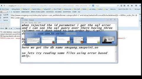 [SQL injection] Upload shell Using SQL and Read files Using Error based SQLi