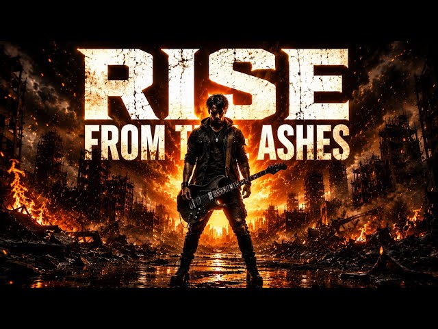 RISE FROM THE ASHES | Epic Hard Rock Anthem of Strength, Survival & Rebirth