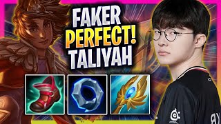 FAKER PERFECT GAME WITH TALIYAH! - T1 Faker Plays Taliyah MID vs Yasuo! | Season 2025