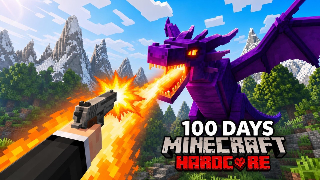 I Spent 100 Days In RLCRAFT EXPERT MODE In HARDCORE Minecraft