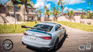 Audi RS5 Car Driving - City Car Game Forza Horizon 5 - Logitech g29 Pc Gameplay screenshot 2