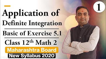 Application of Definite Integration Basic of Exercise 5.1 Class 12th