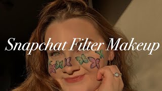 SNAPCHAT FILTER MAKEUP TUTORIAL