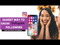 Easiest Way to Gain Instagram Followers With Just One Click of a Button - How to Grow on Instagram