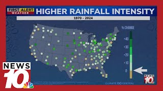 Has rainfall gotten more intense over the decades?