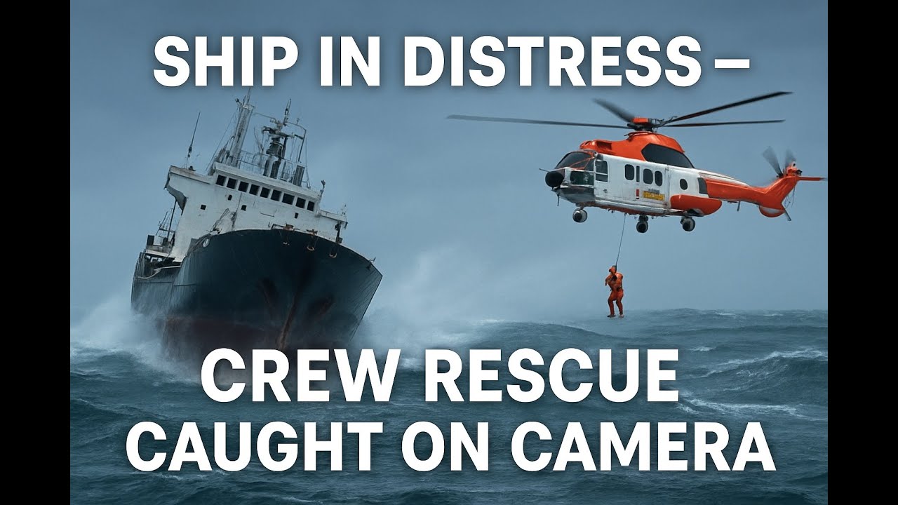 Ship in Distress – Crew Rescue Caught on Camera - YouTube