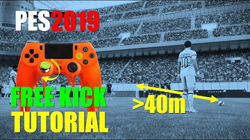 PES2019 Tutorial - Long Range Free Kick