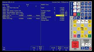 Centroid Mill Facing Toolpath