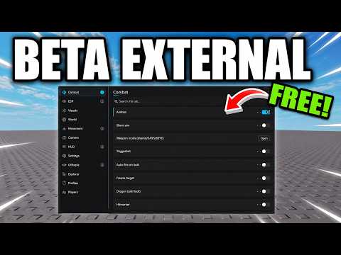 Beta External – NEW & UNDETECTED Roblox Cheat👀 (Aimbot, ESP, Desync + More!)
