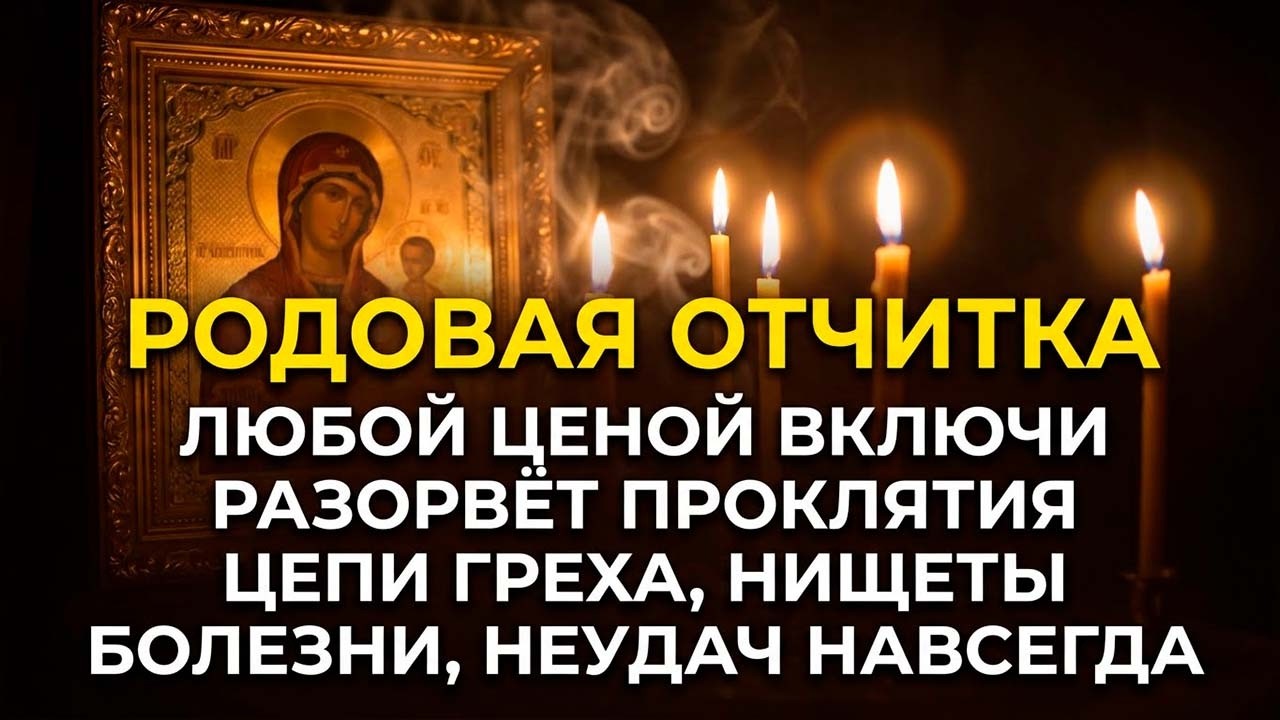 26 февраля ПОЛНАЯ ОТЧИТКА РАЗОРВЁТ 7 ПОКОЛЕНИЙ ПРОКЛЯТИЙ! От нищеты,болезней,алкоголизма,неудач,зла
