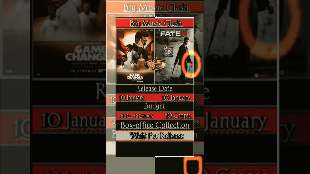 Game Changer 🆚 Fateh | Movie Updates | Bollywood 