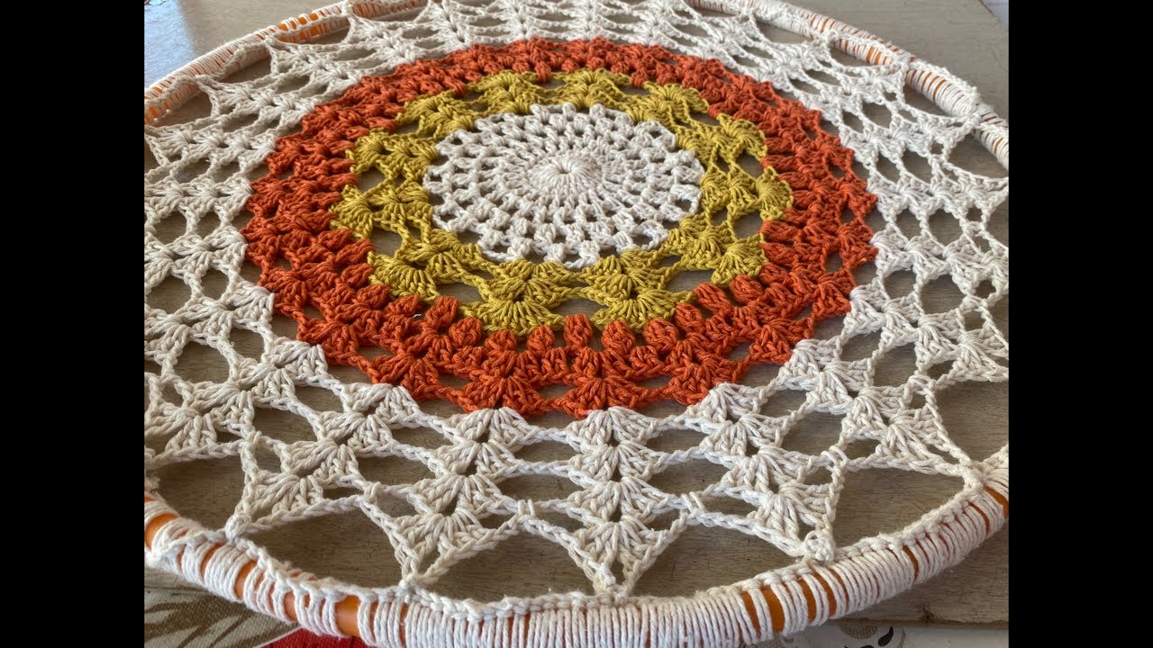 MANDALA DE CROCHÊ FÁCIL DE FAZER ❤️🧶🧶