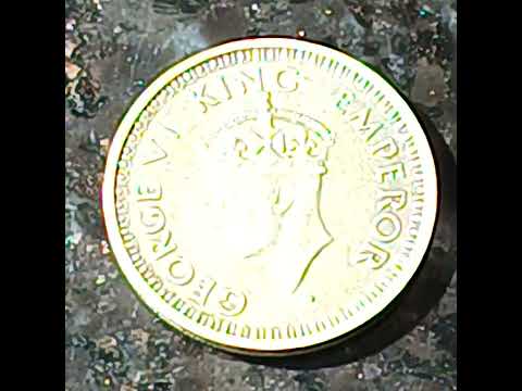 عملة هنديه برطانيه فضيه سنه ١٩٤٣     1943             