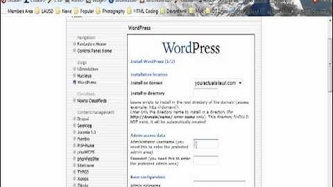 Wordpress Security - Secure Fantastico Wordpress Install
