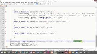 Tutorial 11 - PHP - Building a database object that implements an Interface in OOP - Part 5