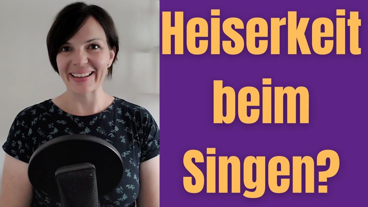 Werde nie wieder heiser nach dem Singen!