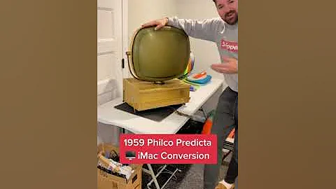 Converting a 1959 Philco Predicta into an iMac