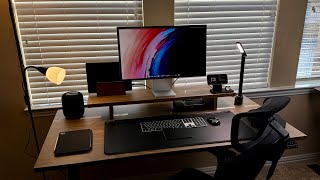 Clean, Modern, Apple-Focused Desk Setup ft. Desky Desk