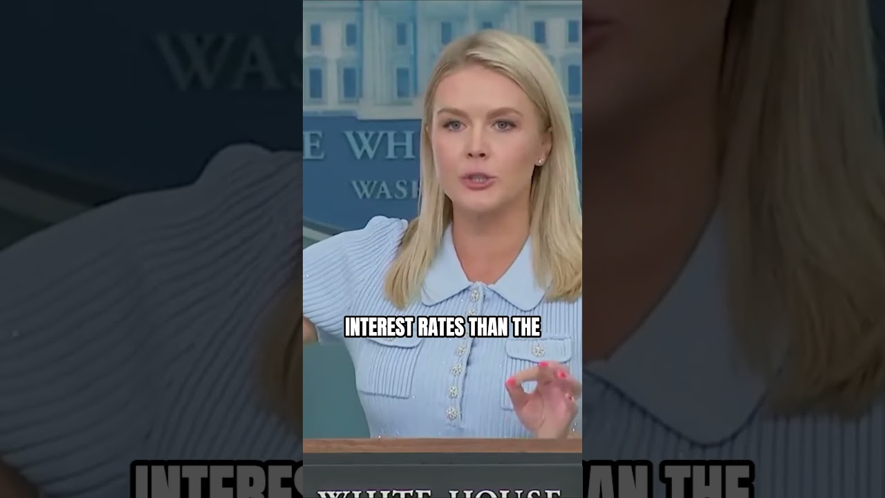 Karoline Leavitt SLAMS Jerome Powell over interest rates