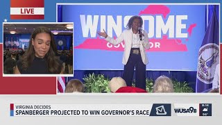 Earle-Sears HQ mood shifts as Spanberger projected to win Virginia governor race