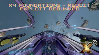 X4 Foundations - Reddit Exploit Debunked