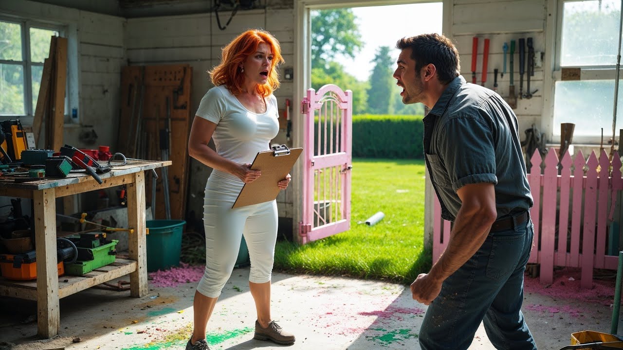 HOA Karen Cut My Lock and Used My Workshop While I Was Away for 2 Weeks, She Froze When I Caught Her