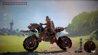 Link Does Extreme Jumps in The Legend of Zelda Breath of the Wild