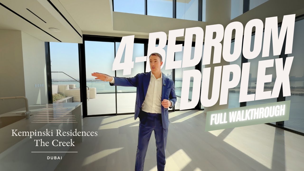 A Tour Inside The Incredible 4 Bedroom Duplex with Private Pool in The Kempinski, UAE