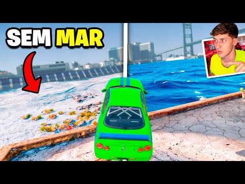 I USED THE MOD THAT REMOVES THE SEA IN THE ESCAPE 🌊😂 GTA RP